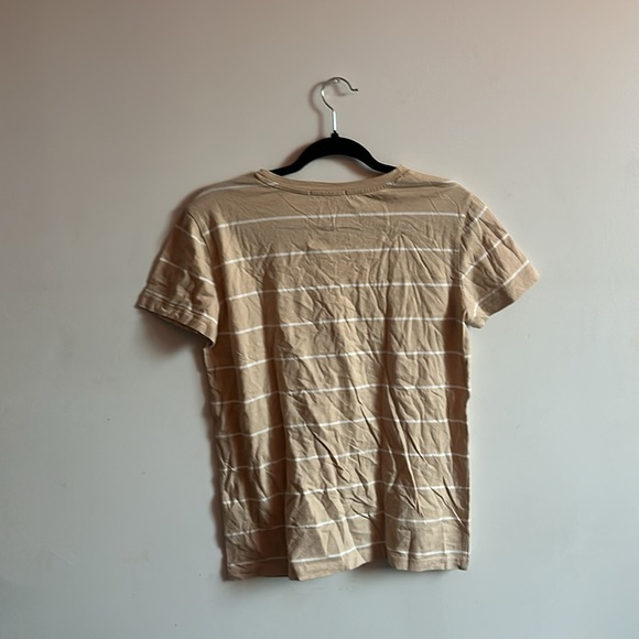 Tan striped summer T - Picture 2 of 3